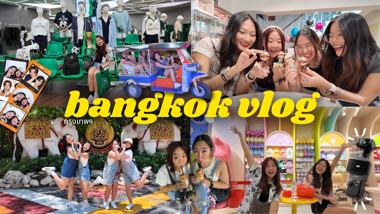 bangkok vlog through the lens of my DJI osmo pocket 3 | cafes, dream world & GMMTV