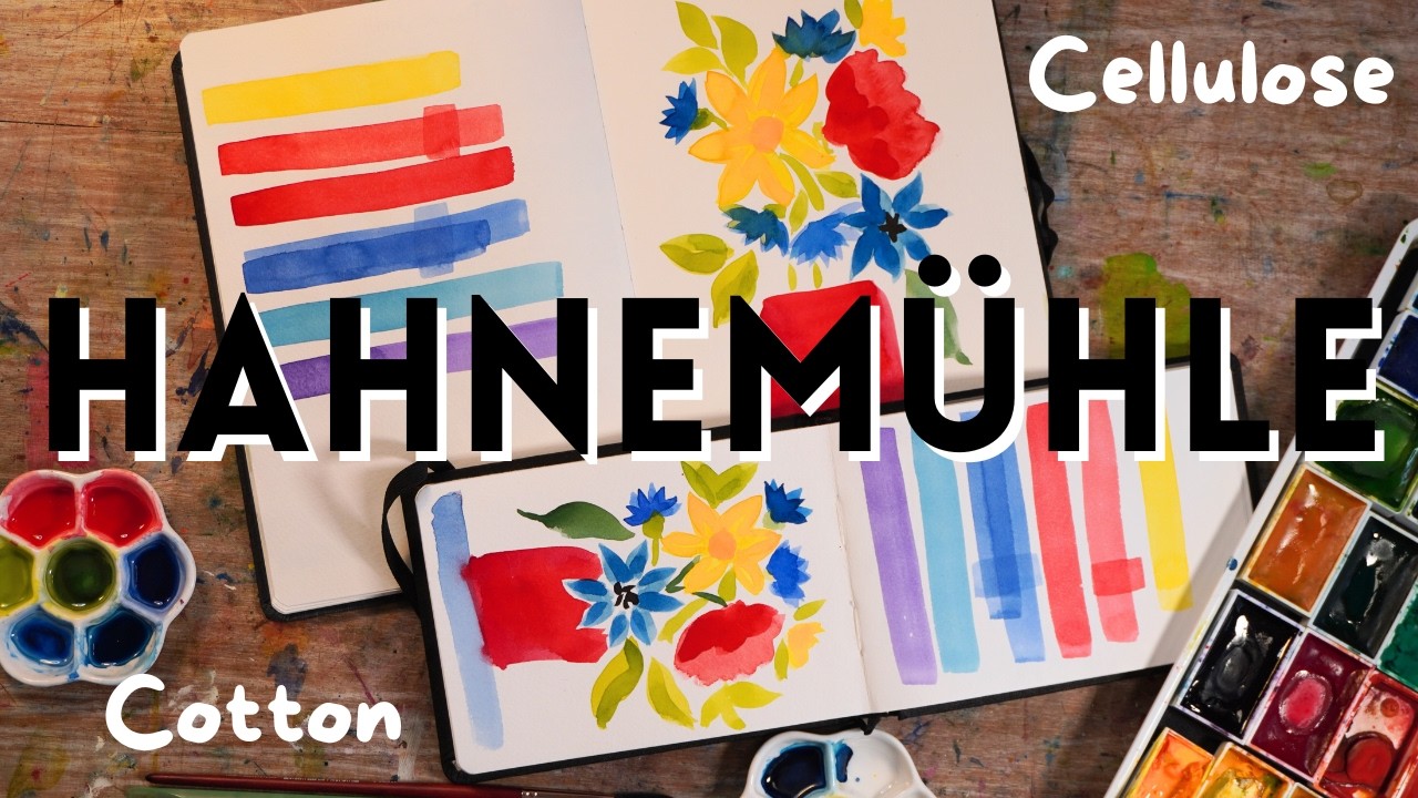 Hahnemühle Sketchbooks im Vergleich – Cotton vs. Cellulose, mein kleiner Praxistest