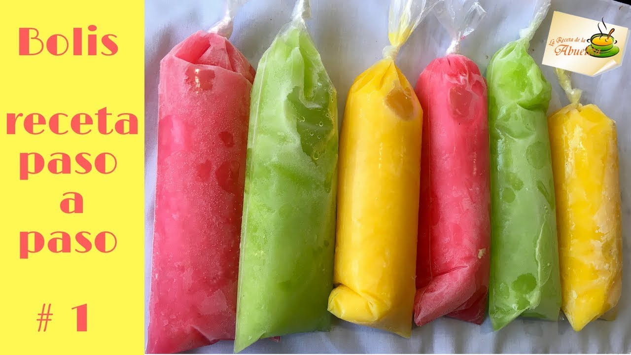 Bolis receta paso a paso base de saborizante # 1 de 3
