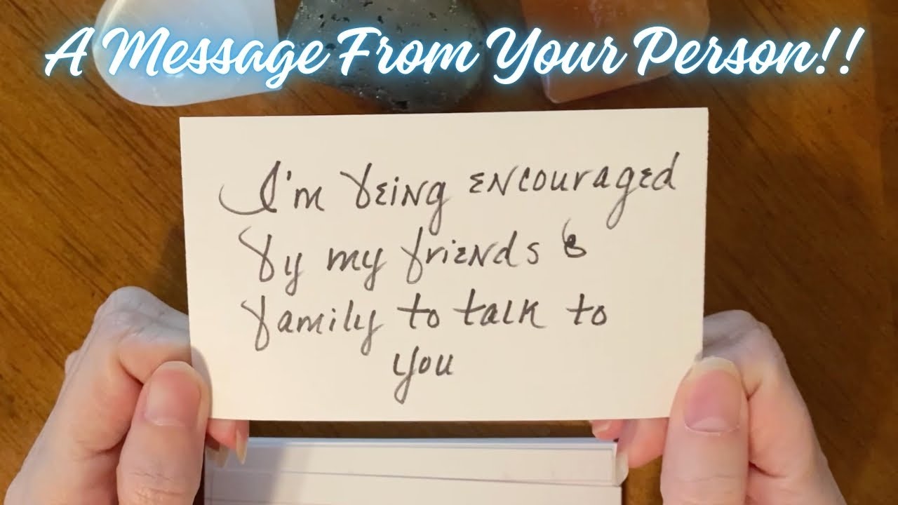 This person is being encouraged by their friends and family to talk to you!! ☎️