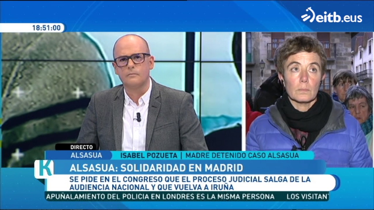 Entrevista a la madre de uno de los detenidos en Altsasu