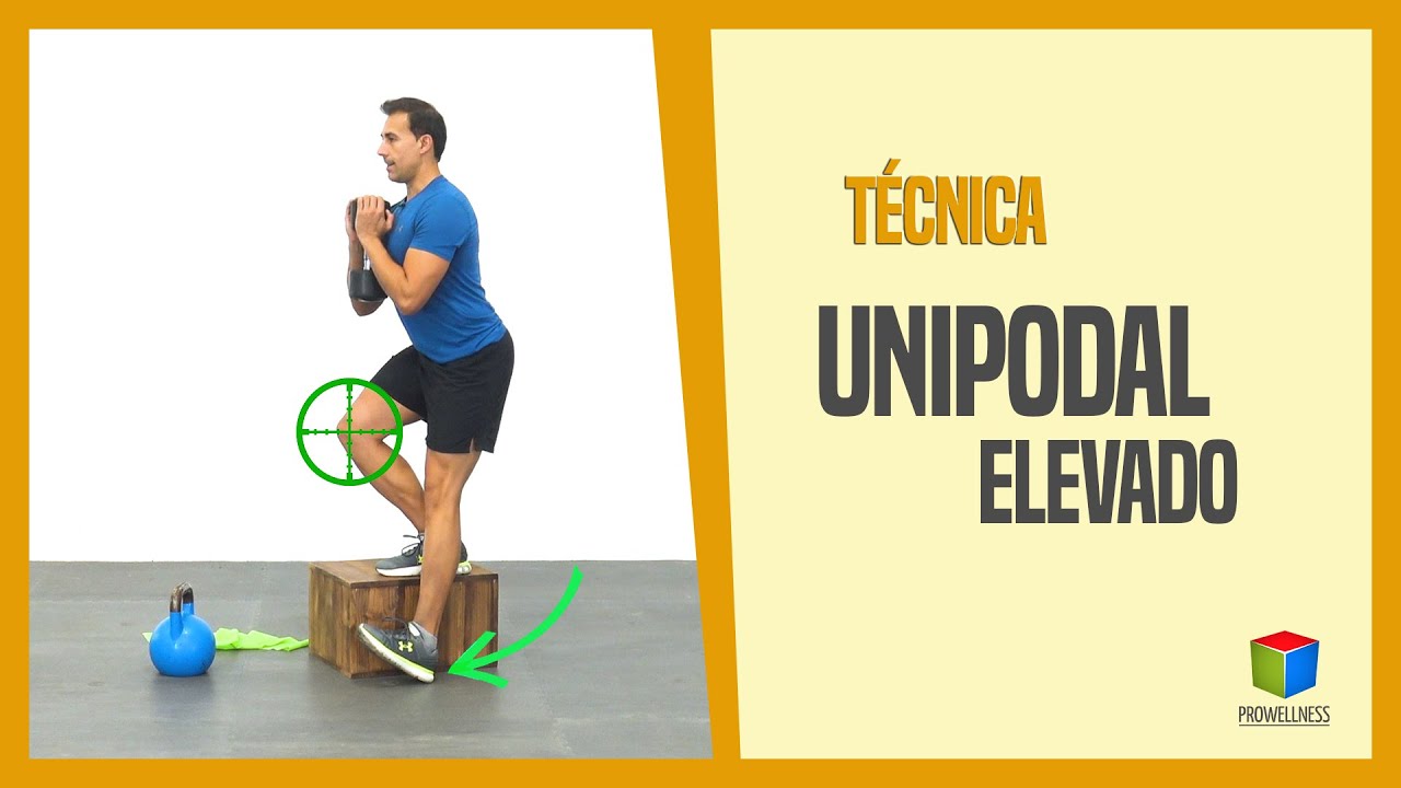SQUAT UNIPODAL elevado desde cajón