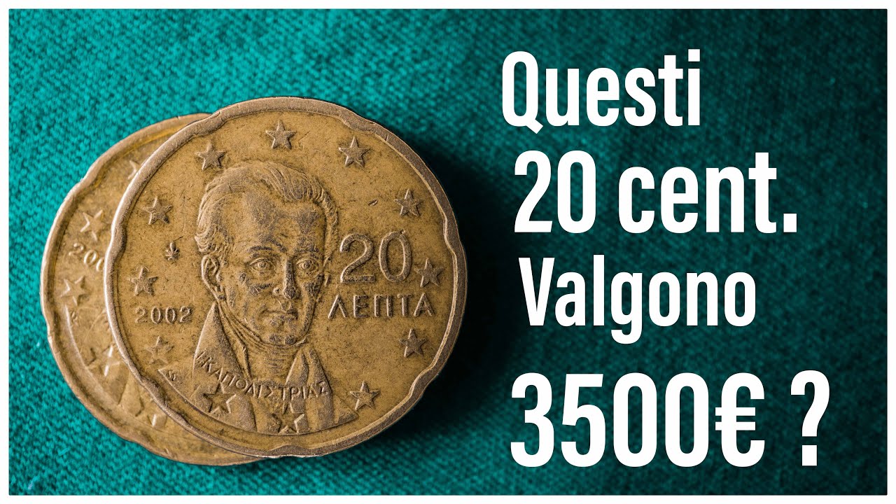 Moneta 20 centesimi di euro vale 3500 euro?