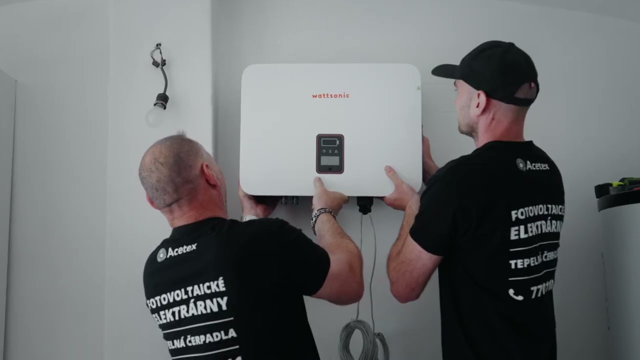 ACETEX - Montáž fotovoltaické elektrárny