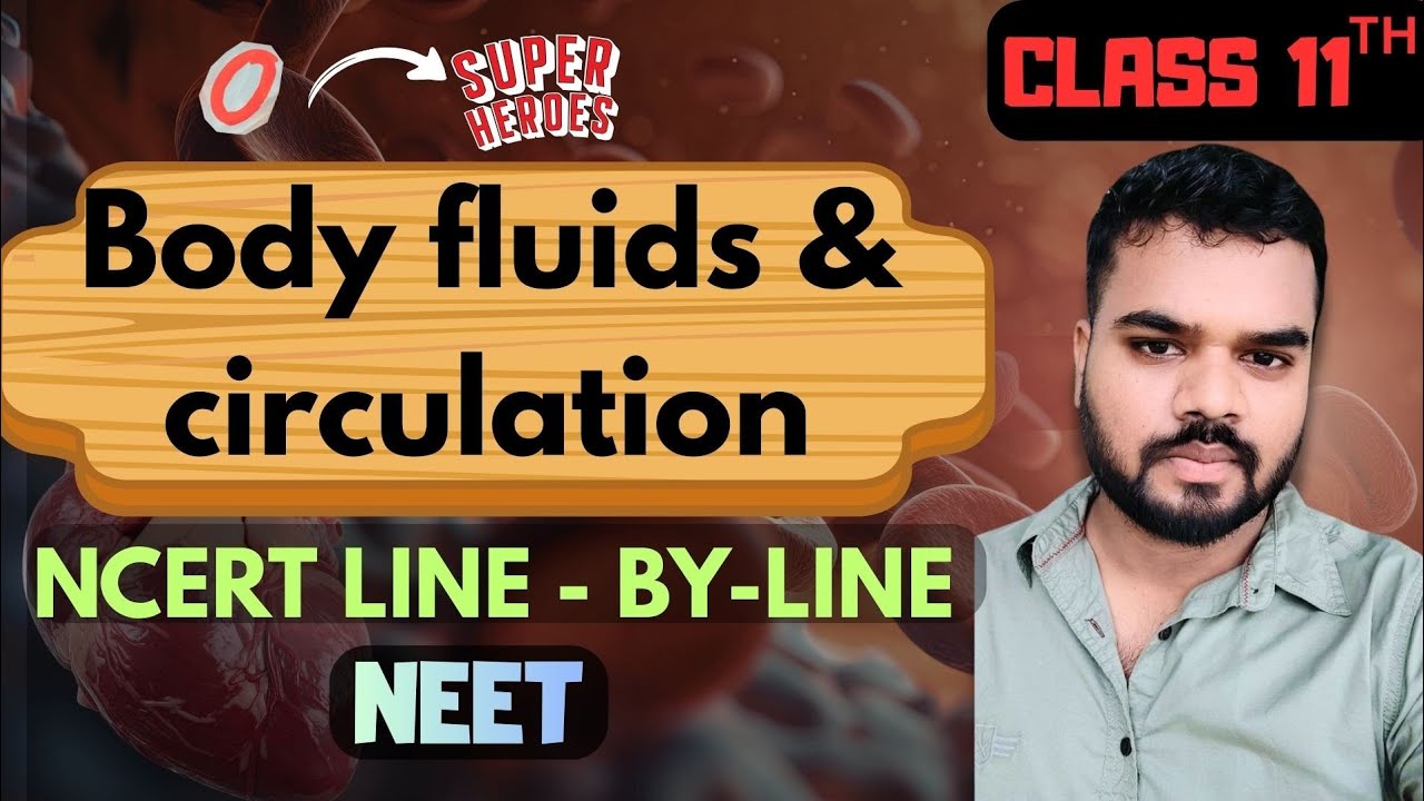 Body fluid and circulation  {lecture -08}... Class 11th//NEET.... NCERT Biology #neet2026 #biology 
