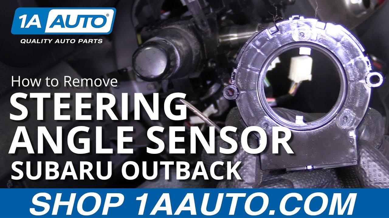 How to Remove Steering Angle Sensor 10-14 Subaru Outback