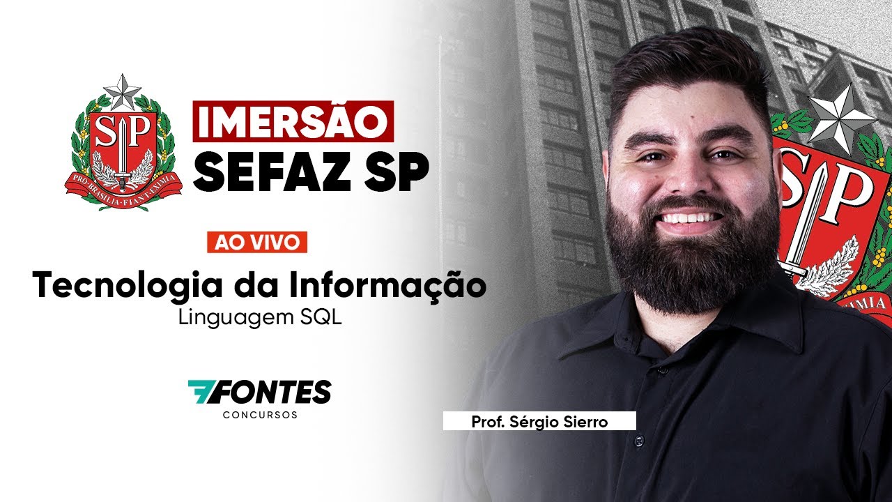 SEFAZ-SP: Tecnologia da Informação - Linguagem SQL