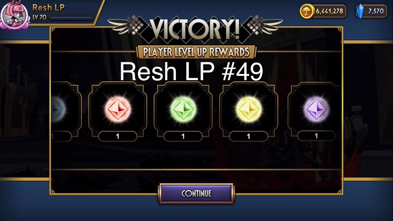 Resh LP #49: Level 70 - Skullgirls Mobile