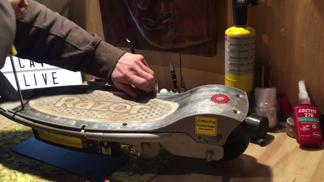 RAZOR ELECTRIC SCOOTER ENGINE CONVERSION PROJECT