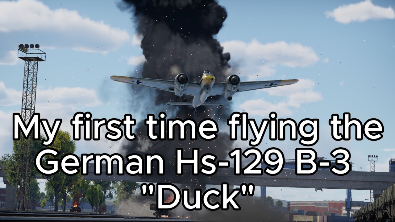 My first time using the German Hs-129 B-3 