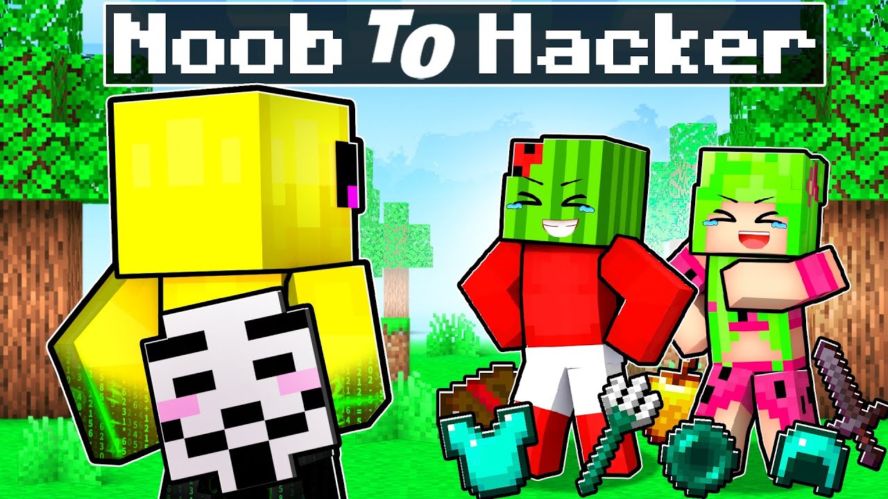 I Pretended to be a NOOB in Minecraft, Then revealed my HACKS!