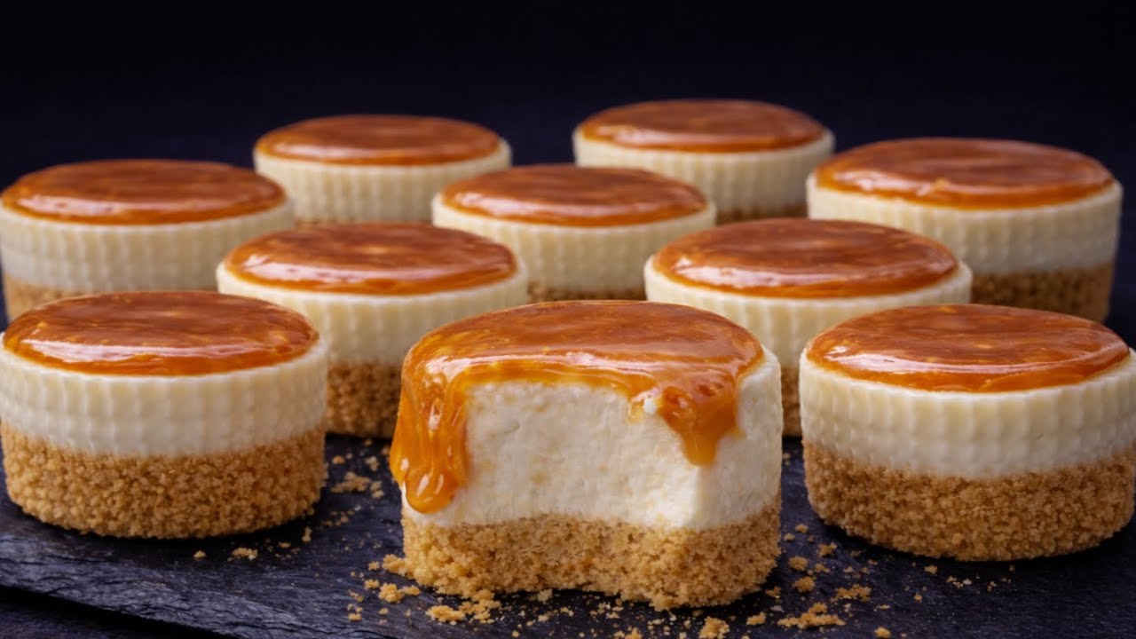 🍰 Ich würde ihn dreimal täglich essen! Der beste Karamell-Käsekuchen! Ohne Backen! In nur 5 Minuten!