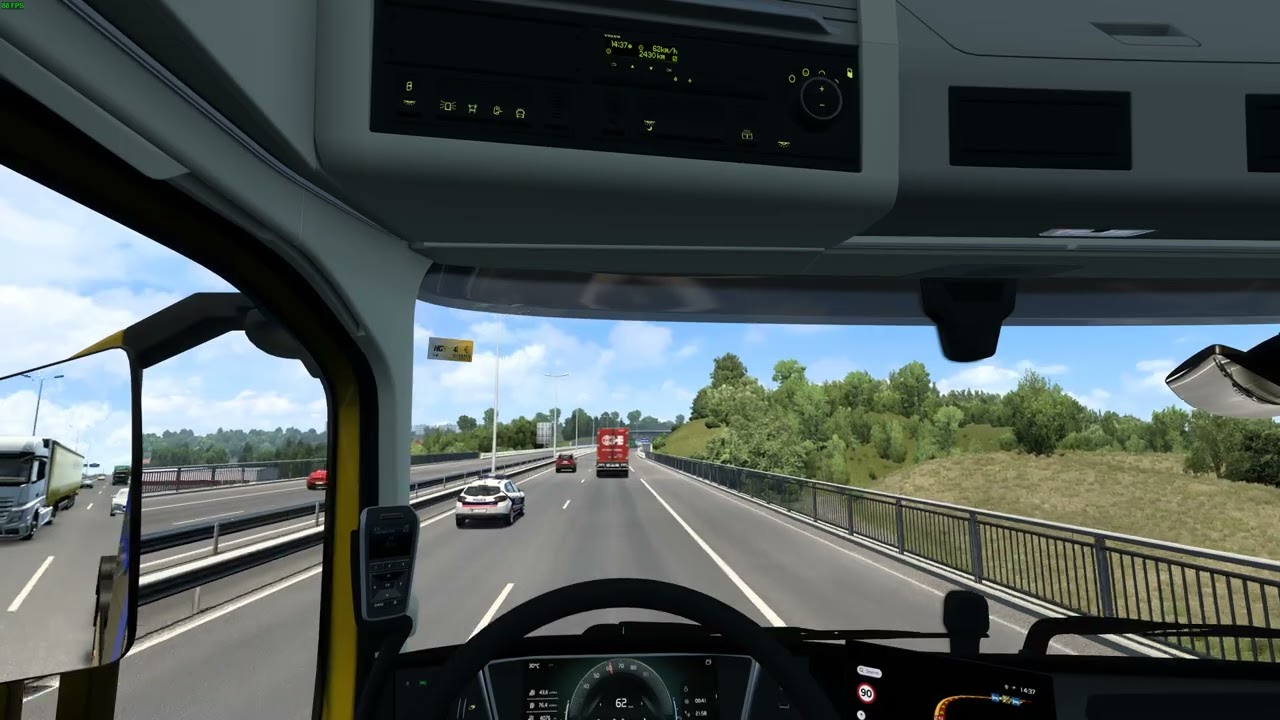 Working tachograph. Volvo FH2022 by Sanax Euro Truck Simulator 2