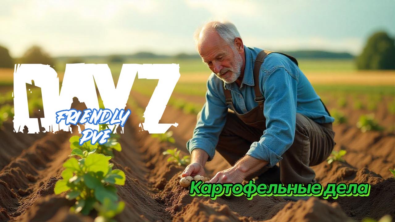 DayZ PVE Friendly 🤝Самое время сажать картошку