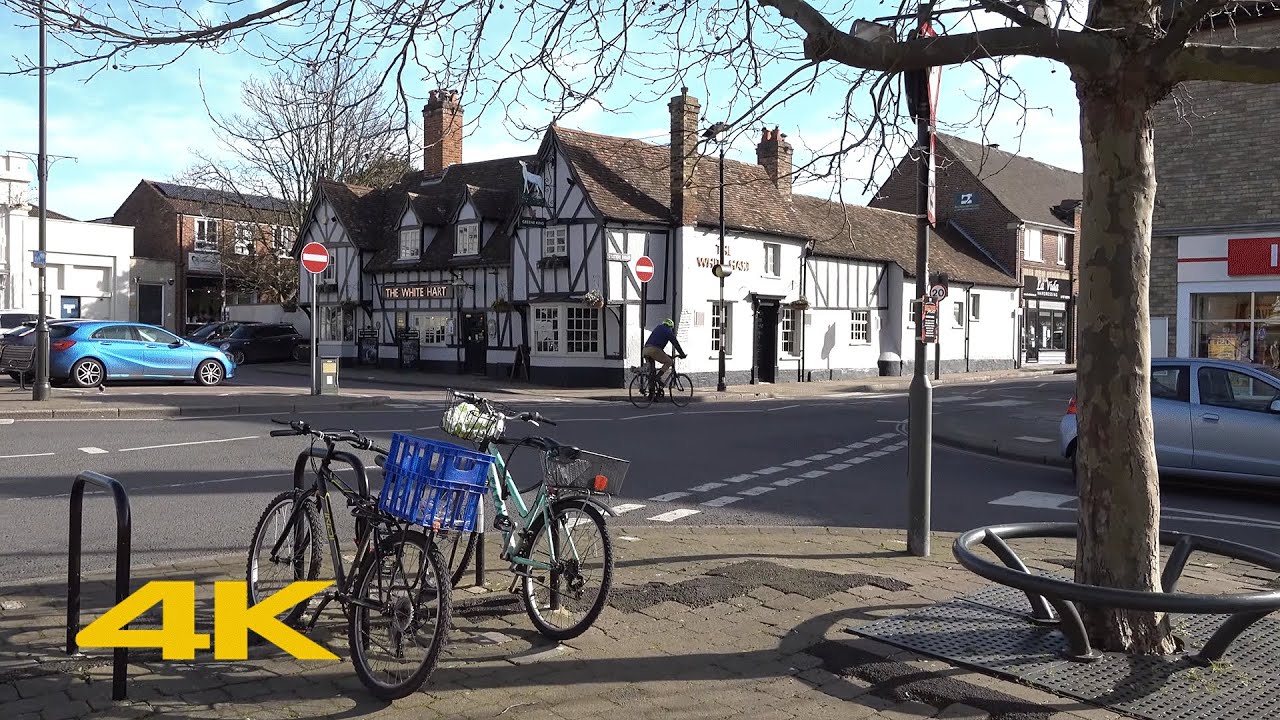 Biggleswade Walk: Town Centre【4K】