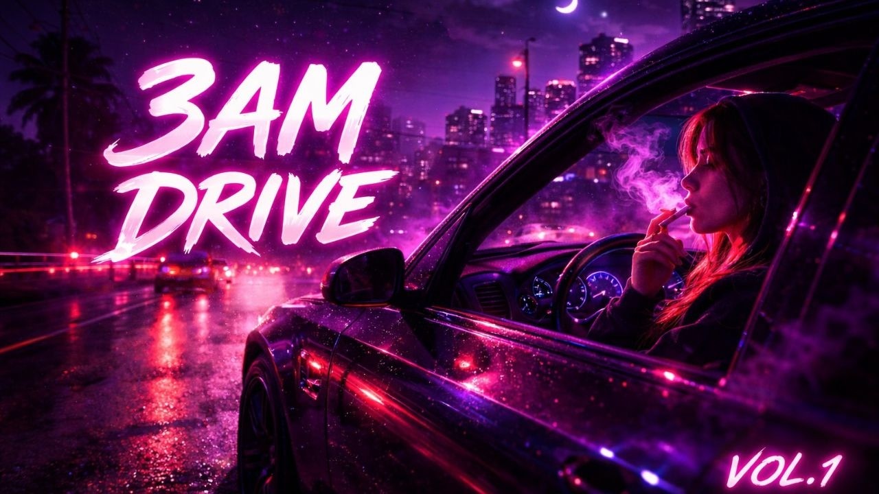 3AM DRIVE 🌙 Chill Rap & Hip Hop Vibes | Neon City Night Drive Vol.1