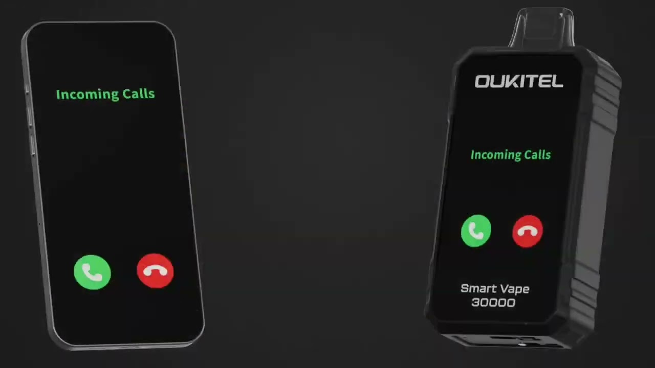 oukitel mega, Smart disposable vape with bluetooth, calculator, alarm, games