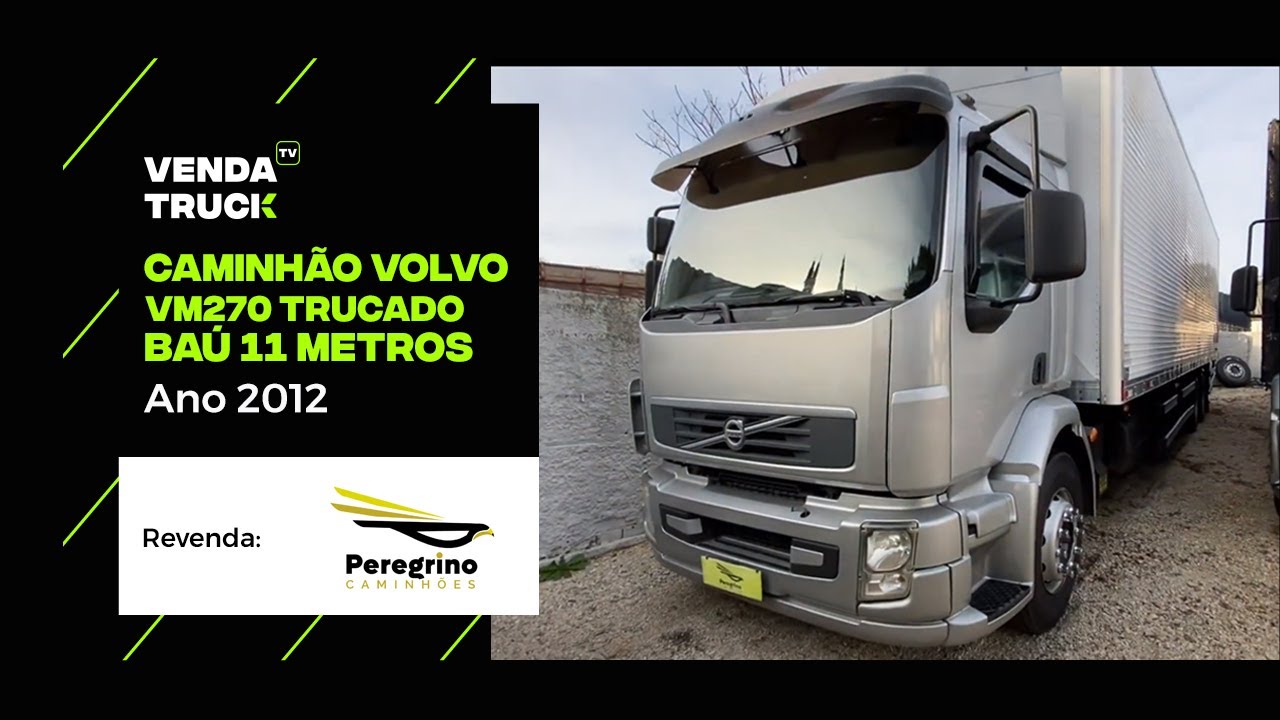 CAMINH&Atilde;O VOLVO VM270 TRUCADO BA&Uacute; 11 METROS BAIXO KM │ &Agrave; VENDA │PEREGRINO CAMINH&Otilde;ES │ CURITIBA PR