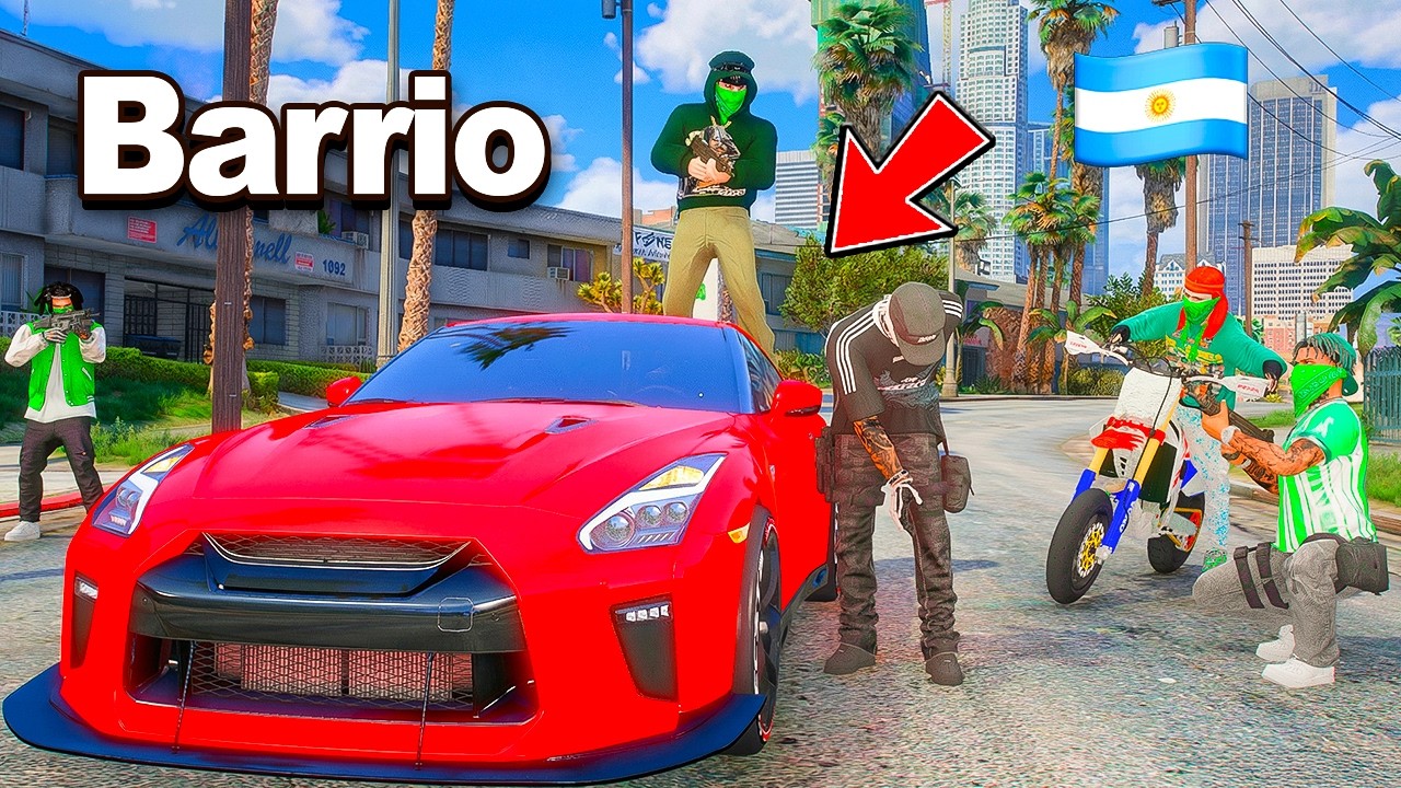 No Debi Entrar a Este Barrio de Argentina Gta 5 RP