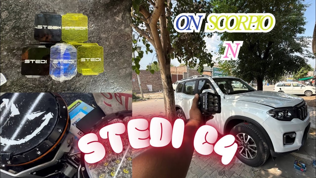 Stedi c4 fitted on Scorpio N !! Xuv lighting problem solved👀👀