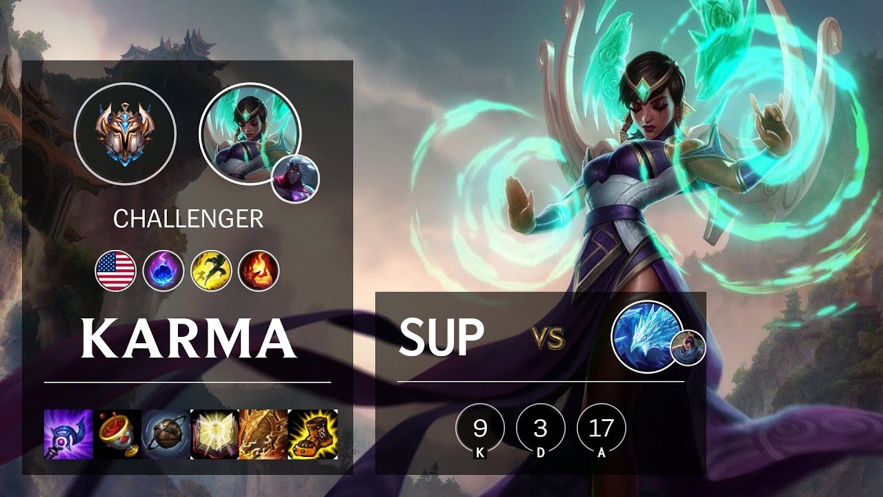 Karma Support vs Anivia - NA Challenger Patch 10.11