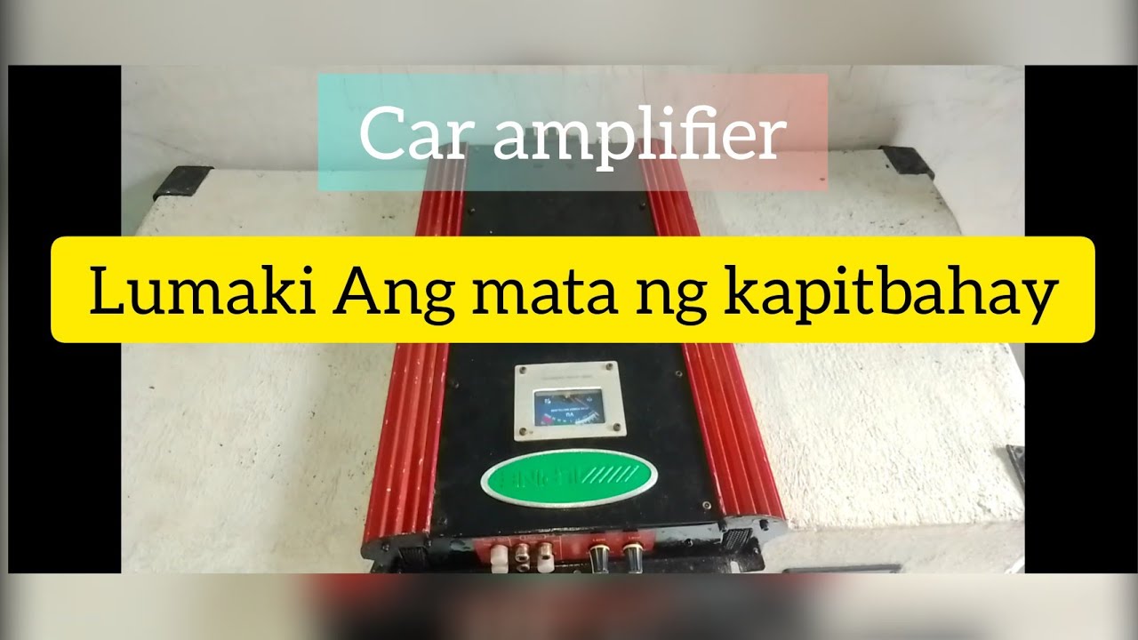 car amplifier ginawang mid-high sa sound set up