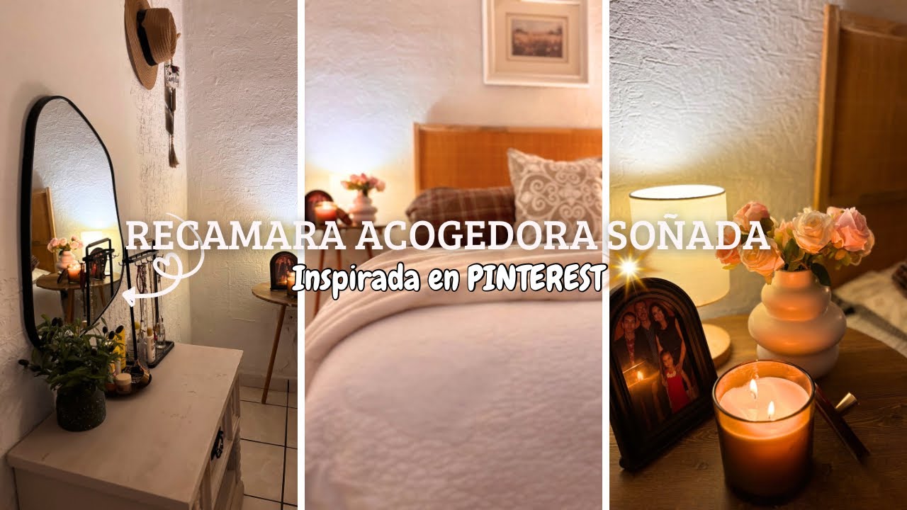 TRANSFORMA Tu Recámara en un Espacio Romántico|Cambios Bonitos San Valentín ❤️‍🔥Sin Gastar