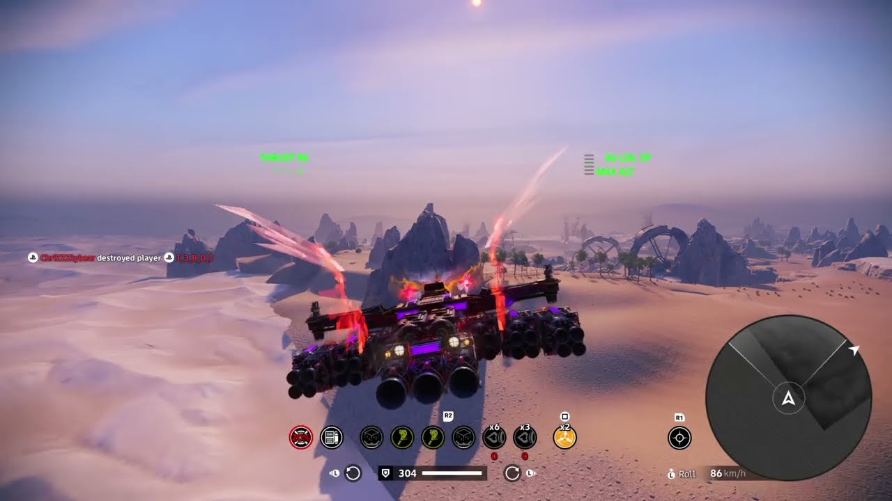 Crossout_bedlam heli glitch out the map