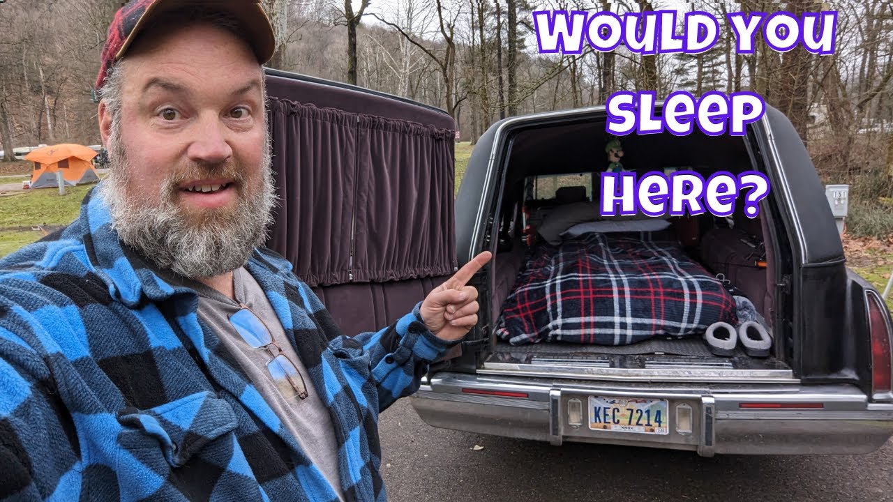 Truck Camping in a Hearse?! | Overlanding | Van life