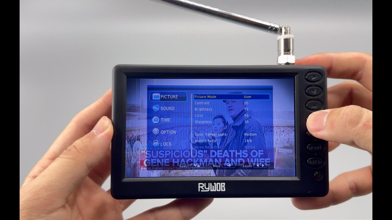 Rywob 5 inch Pocket TV Unboxing Show!