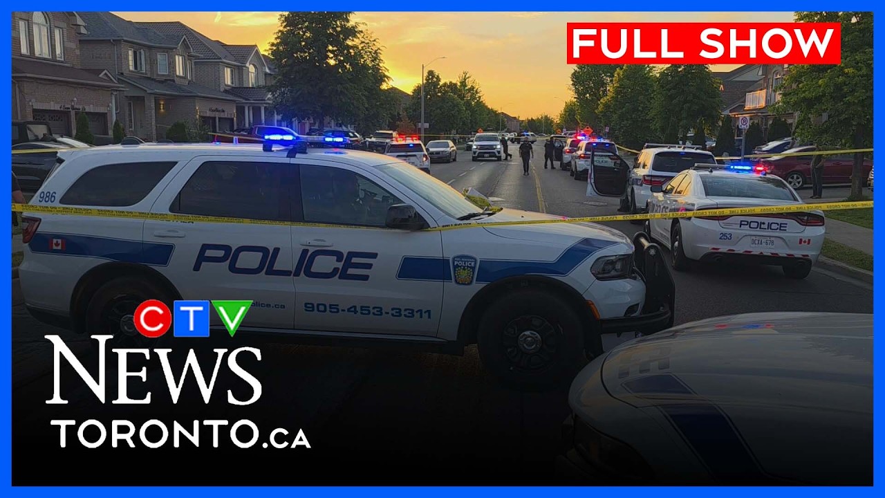 Один человек погиб в результате стрельбы в доме в Брамптоне | CTV News Toronto, выпуск в полдень,...