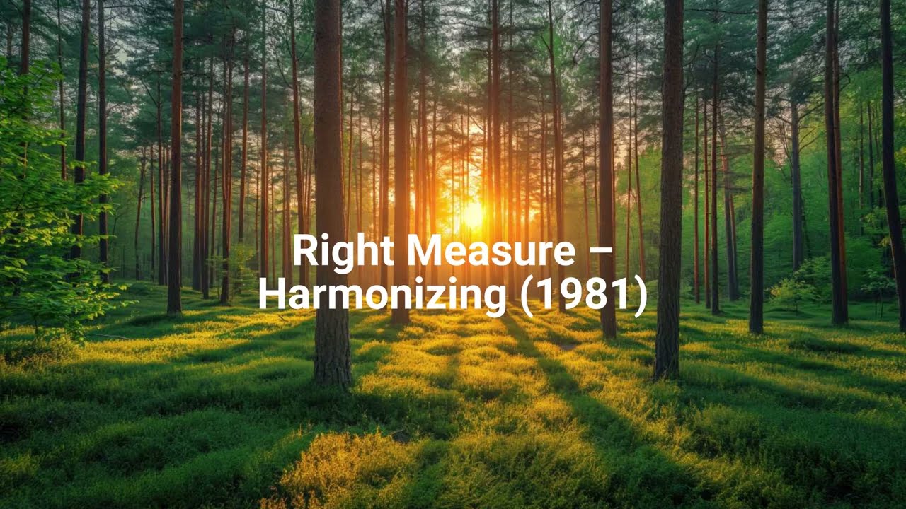 Right Measure – Harmonizing (1981)
