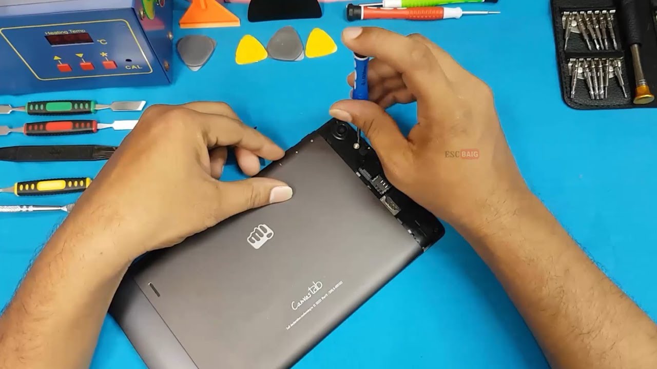 Micromax Canvas Tab P680 -P681 Disassembly || Tear down || All internal Parts of Micromax Canvas Tab