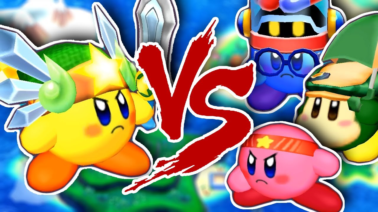 Kirby Battle Royale - All Minigames (Master CPU) - Ultra Sword Vs Fighter Vs Chemitory Vs Café Dee