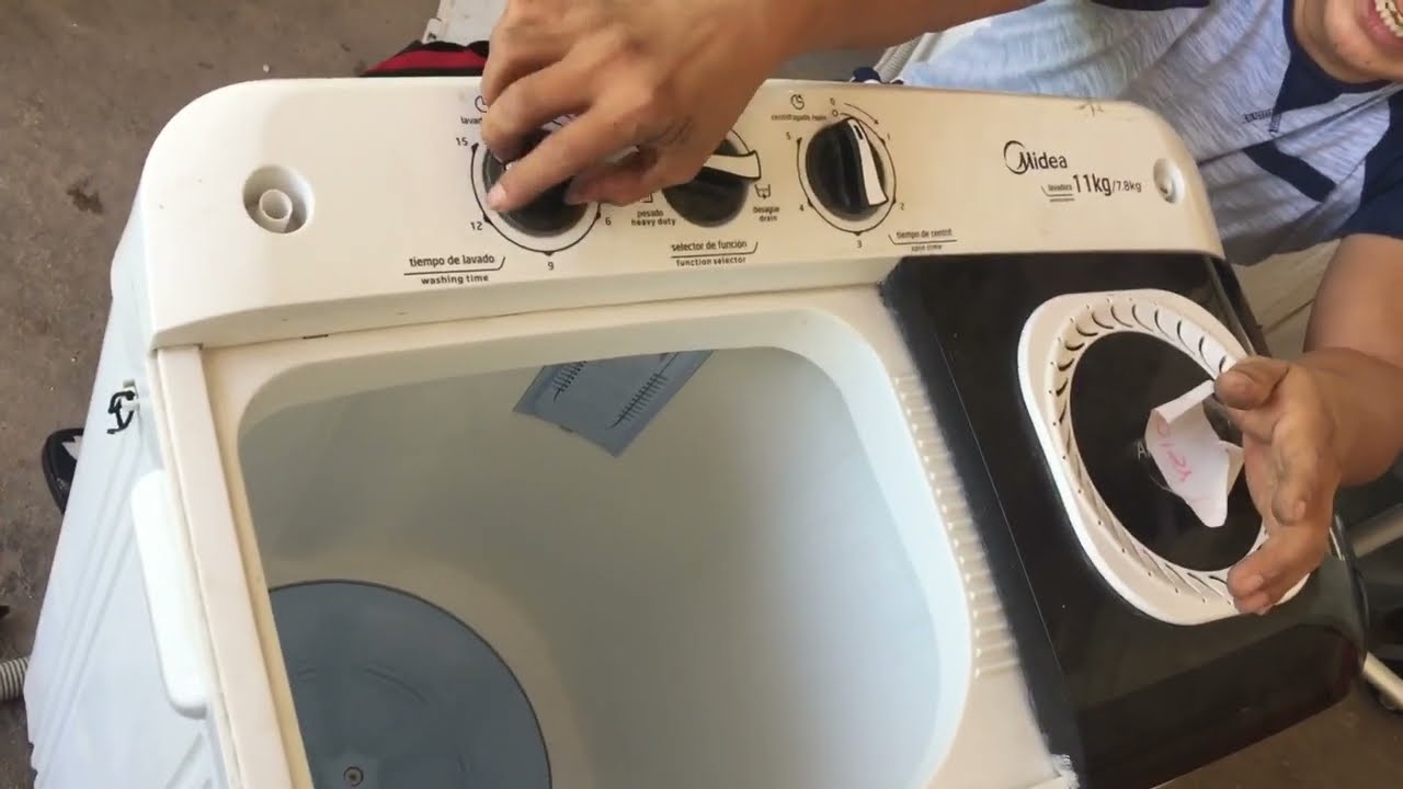 Cómo reparar lavadora de 2 tinas que no lava