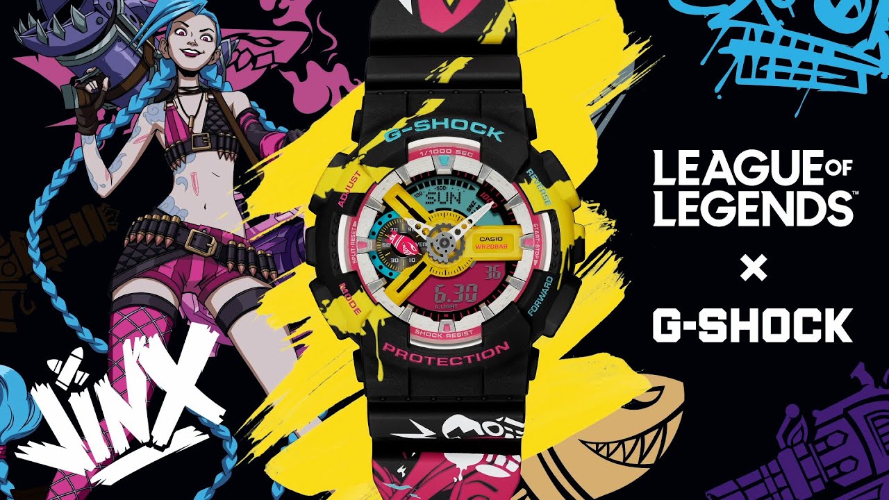 【JINX】League of Legends &times; G-SHOCK | CASIO G-SHOCK