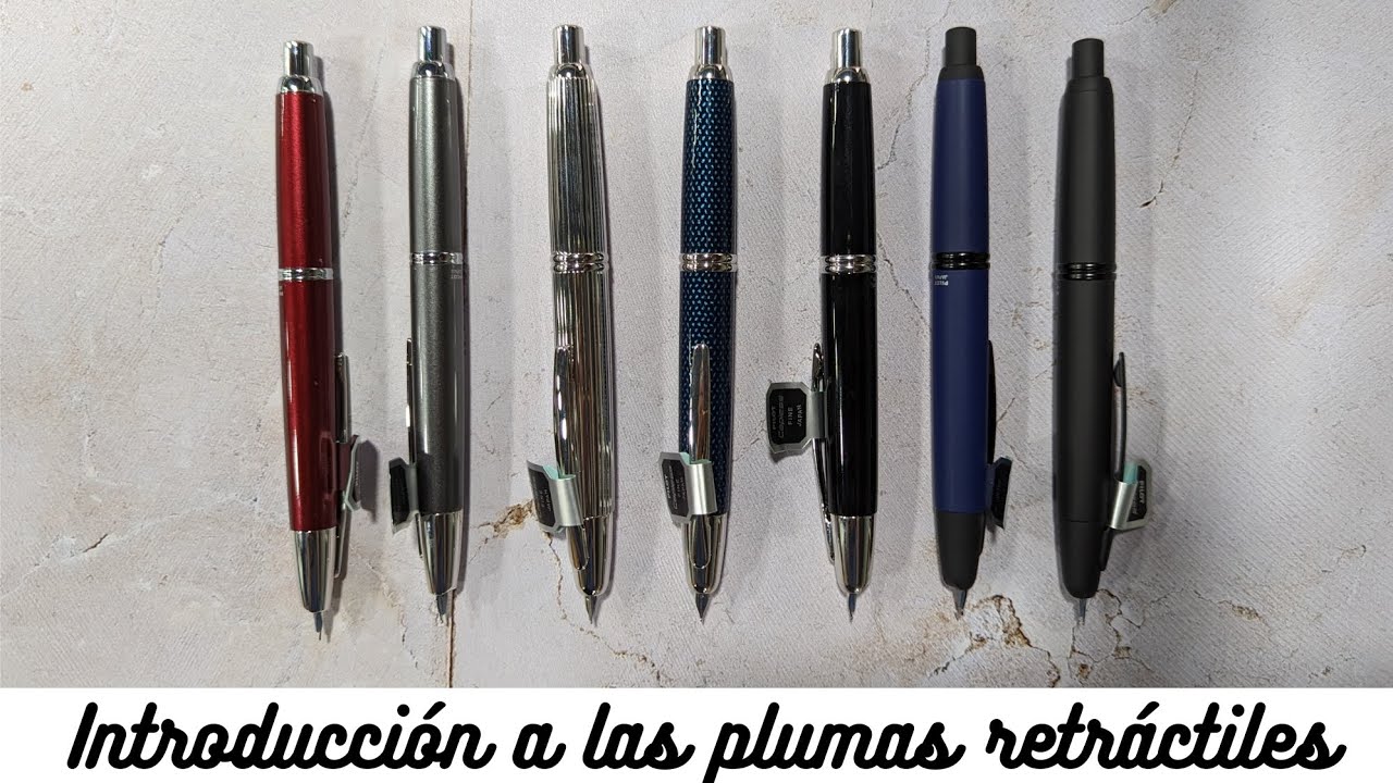 ¿Plumas retráctiles? Pilot Capless (Vanishing Point)