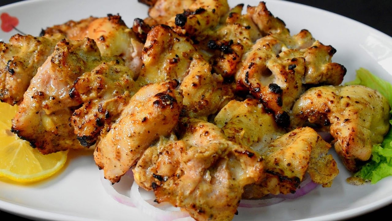 Soft And Juicy Chicken Tikka Recipe 😋❤❤ | Restaurant Style Chicken Malai Tikka On Gas Stove