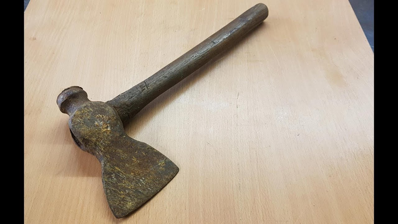 RUSTY OLD HATCHET RESTORATION