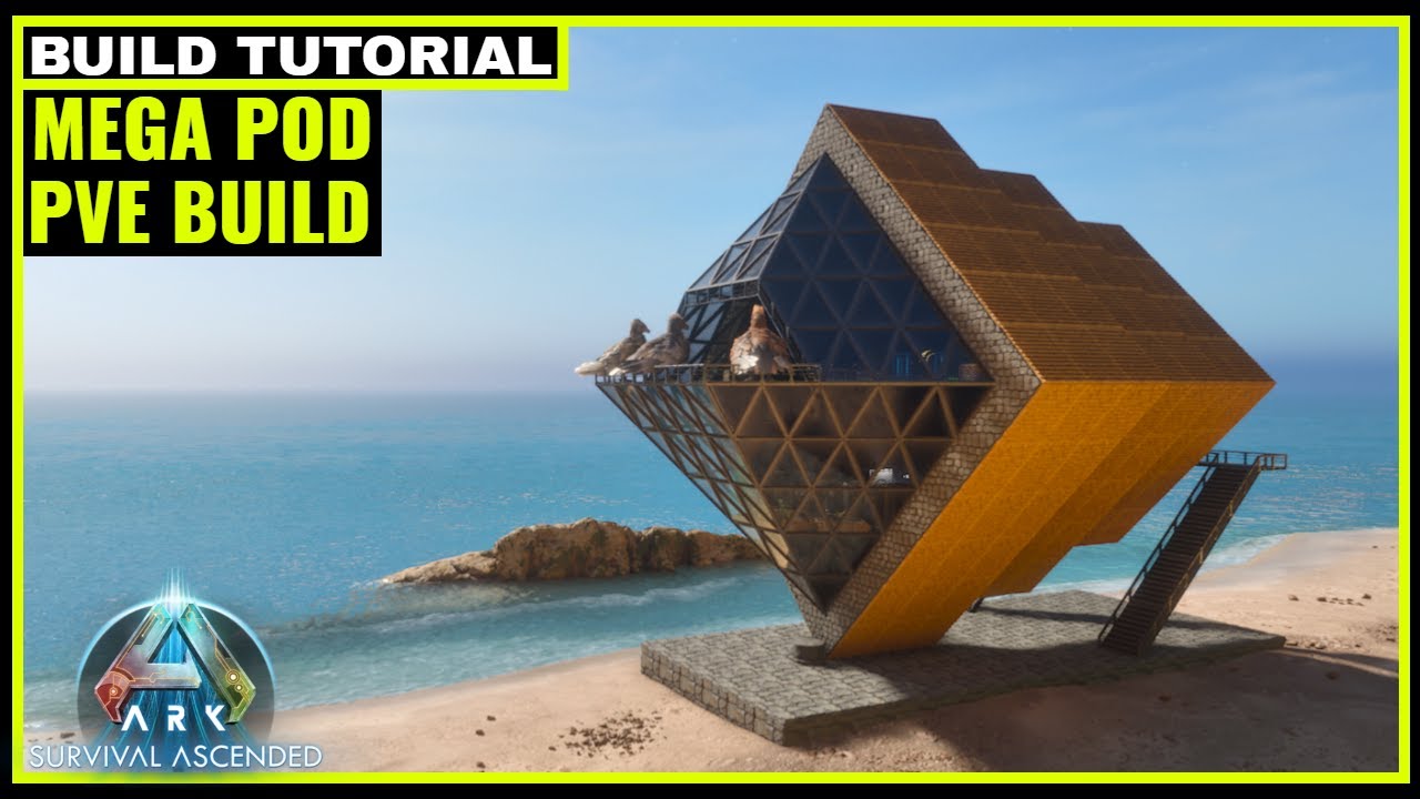 How To Build A Mega Pod Base | Ark Survival Ascended