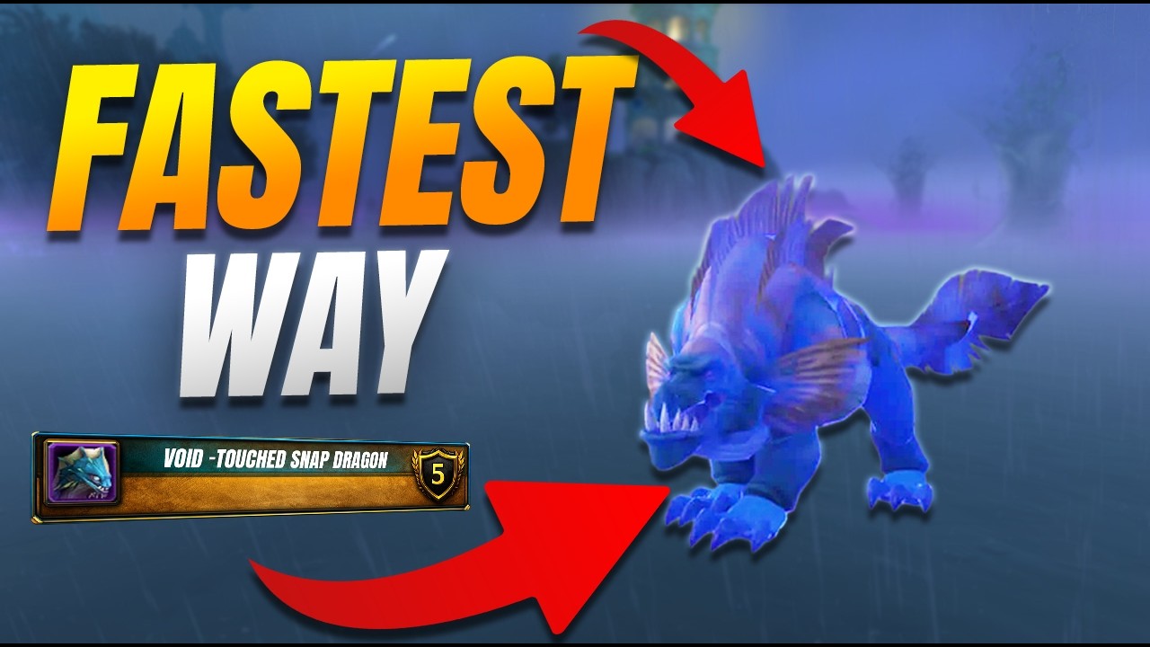 FASTEST Way to Obtain the Void-Touched Snapdragon Mount in World of Warcraft DAGGER SPINE POINT