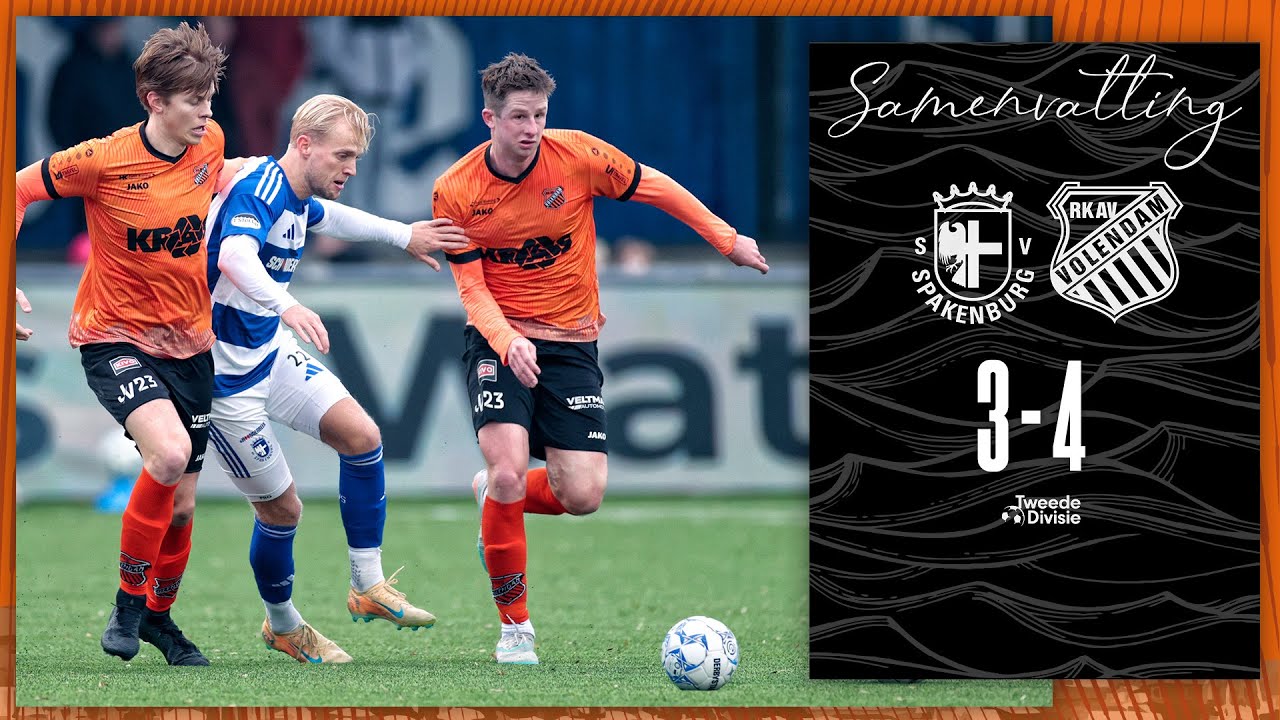 🤤 GALAVOORSTELLING op De Westmaat | Samenvatting Spakenburg - RKAV Volendam: 3 - 4 (2025-2026)