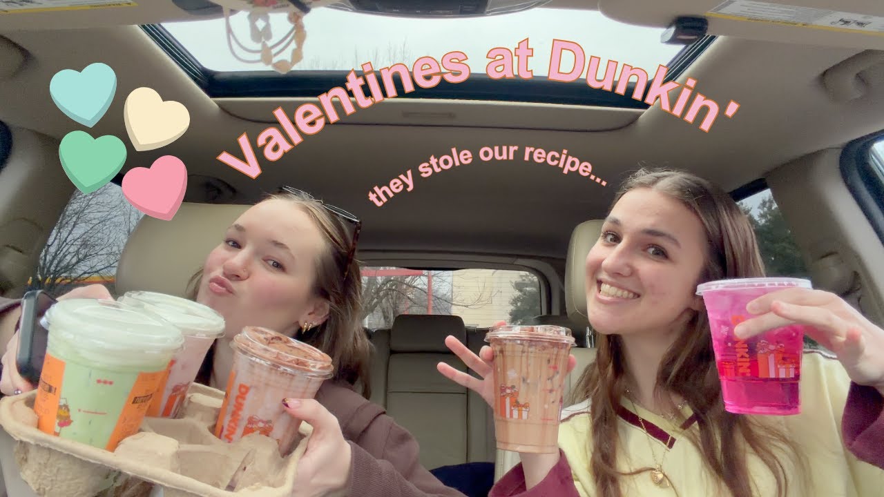 Trying Valentines Day Drinks!