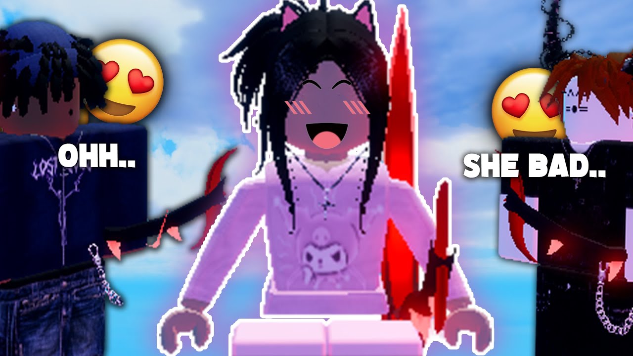 Trolling As a GIRL in Roblox Blade Ball VOICE CHAT…
