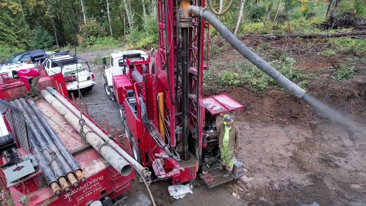 Atlas Manufacturing Built a RCD12 Dual Rotary Attachment For Our Rig - JKA Well Drilling: Monroe