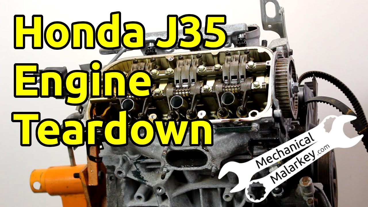 Разборка двигателя Honda J35