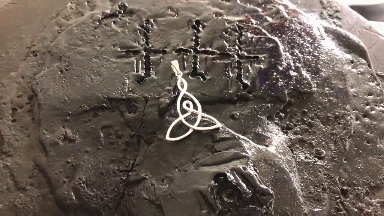 Handmade Sterling Silver Celtic Mother and Child Knot Necklace | Christmas and Mother's Day Gift