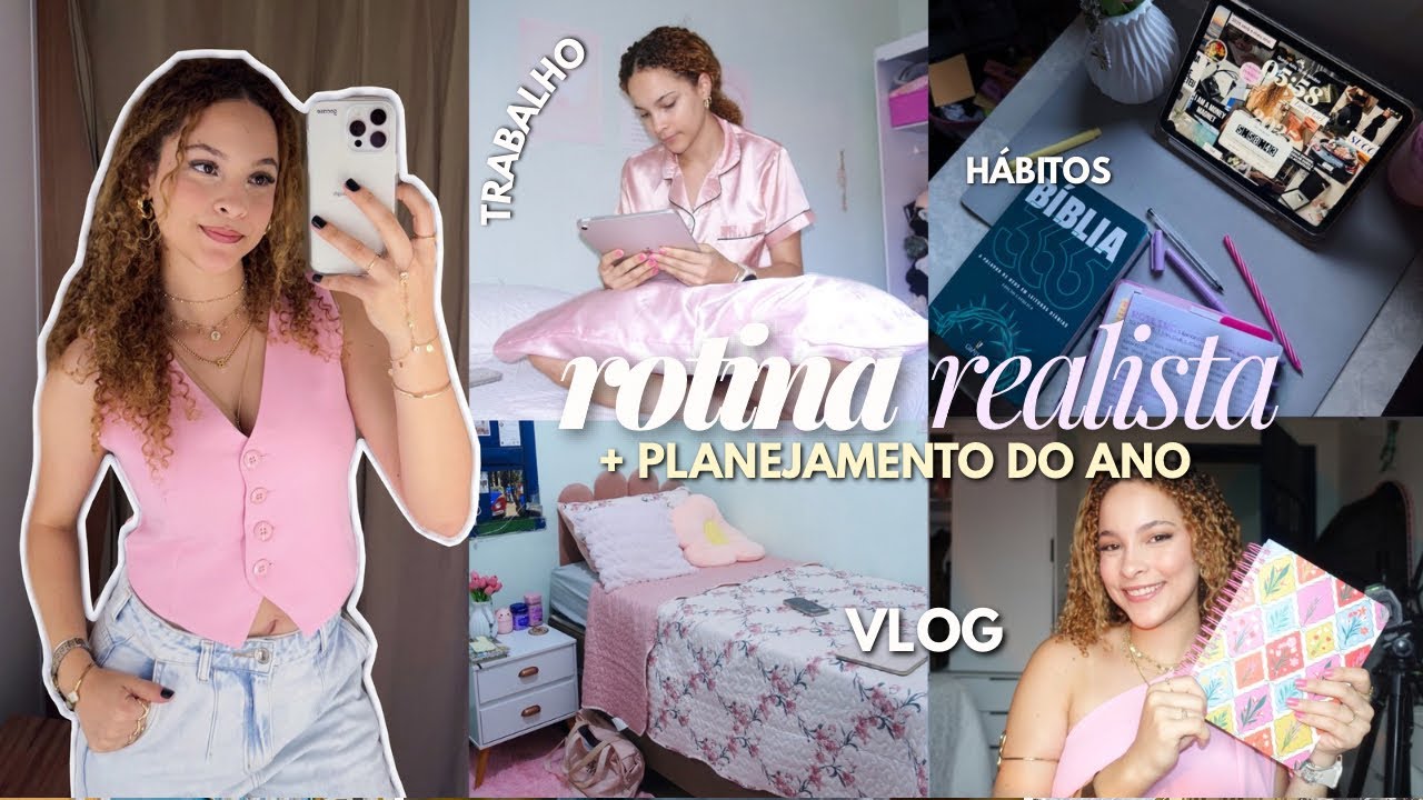 DAILY VLOG: planejamento do ano, treino em casa, hábitos 🌟🗓️💐