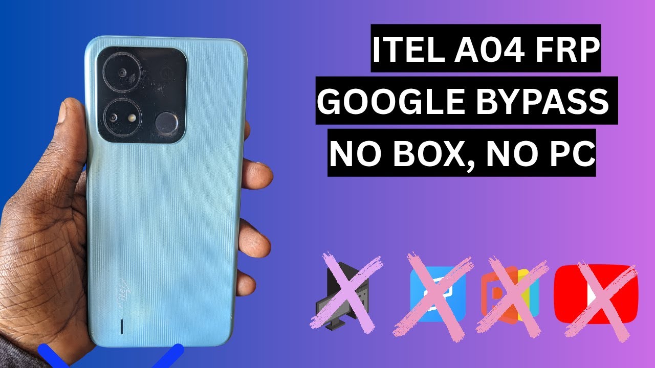 How to Remove FRP Lock on Itel A04 (Android 13) | 100% Working | Itel bypass | Frp bypass