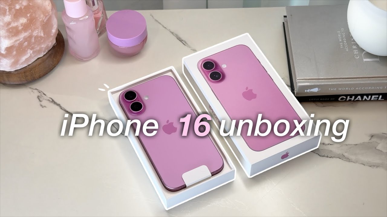 Эстетическая распаковка iPhone 16 (розовый) 🎀 настройка, кастомизация, аксессуары